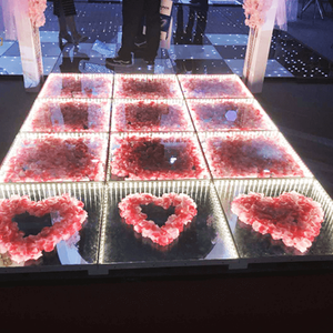 Múltiples usos inalámbricos escenario de flores/decoración de boda Led pista de baile