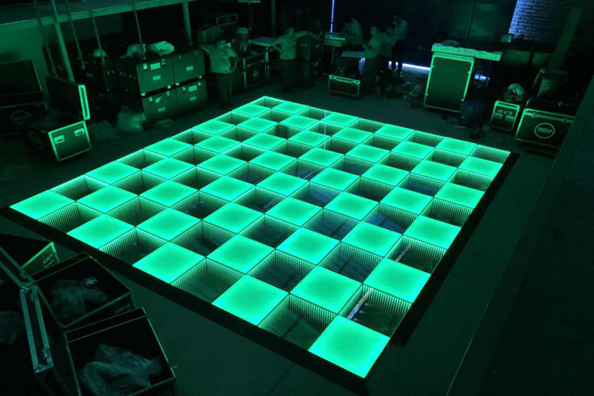 Pista de baile con imán inalámbrico de ahorro de energía para interiores