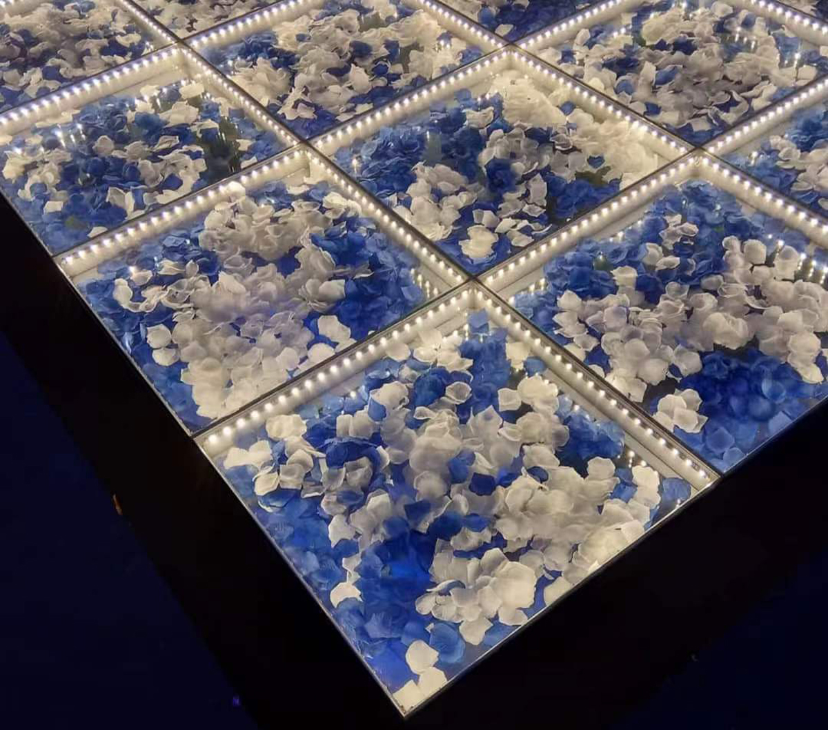 Pista de baile LED para espectáculos de eventos de bodas y fiestas en el escenario
